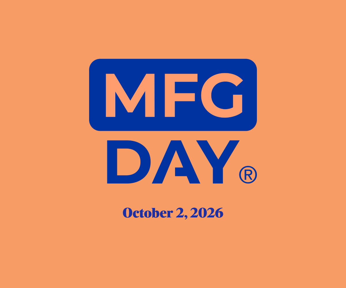 MFG Day is Friday, October 2, 2026